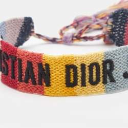 Dior Jadior Woven Fabric Bracelet