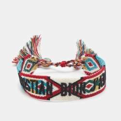 Dior Jadior Woven Fabric Bracelet