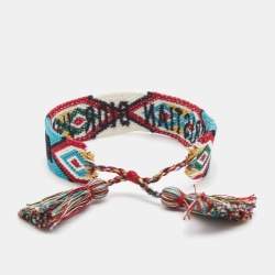 Dior Jadior Woven Fabric Bracelet
