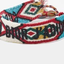 Dior Jadior Woven Fabric Bracelet