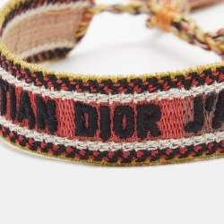 Dior Jadior Woven Fabric Bracelet