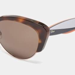 Pre Owned Christian Dior Multicolor Dior Envol 3 Cat Eye Sunglasses
