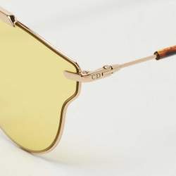 Dior Yellow/Brown So Real Pop Sunglasses
