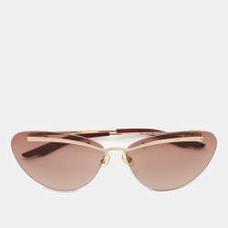 Dior Brown Diorette Gradient Butterfly Sunglasses