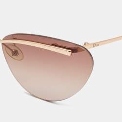 Dior Brown Diorette Gradient Butterfly Sunglasses