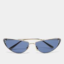 Dior Gold/Blue Miss Dior B1U Butterfly Sunglasses