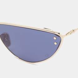Dior Gold/Blue Miss Dior B1U Butterfly Sunglasses