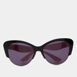 Dior Lady Studs Brown/Grey SX72K Rectangle Sunglasses