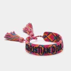 Dior J'adior Woven Fabric Bracelet