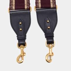 Dior Multicolor Canvas and Leather Shoulder Bag Strap