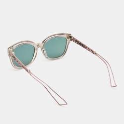Pre Owned Dior Pink Diorama1 Mirrored Wayfarer Sunglasses