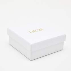 Pre Owned Dior CD Crystal Silver Tone Bracelet 