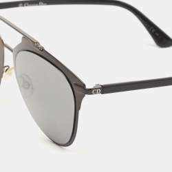 Pre Owned Dior Black Reflected Cat Eye Sunglasses