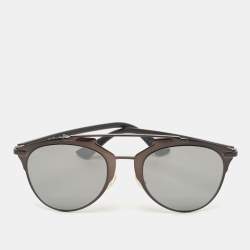 Pre Owned Dior Black Reflected Cat Eye Sunglasses