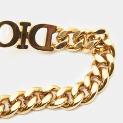 Dior Dio(r)evolution Crystals Gold Tone Bracelet 