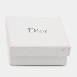 Dior Tribales Faux Pearl Gold Tone Stud Earrings
