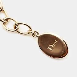 Dior Mise En Dior Faux Pearl Gold Tone Necklace