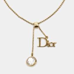 Dior Crystals Gold Tone Bracelet