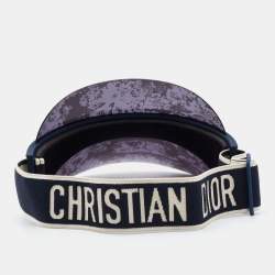 Dior Blue Mirrored Toile de Jouy DiorClub V1U Visor