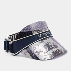 Dior Blue Mirrored Toile de Jouy DiorClub V1U Visor