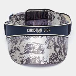 Dior Blue Mirrored Toile de Jouy DiorClub V1U Visor