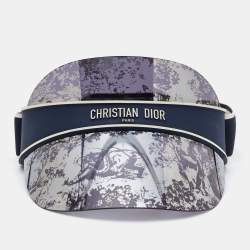 Dior Blue Mirrored Toile de Jouy DiorClub V1U Visor