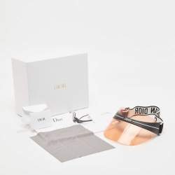 Christian Dior Peach/Black Dior Club1 Sun Visor