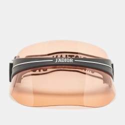 Christian Dior Peach/Black Dior Club1 Sun Visor