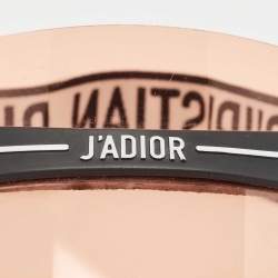 Christian Dior Peach/Black Dior Club1 Sun Visor