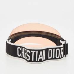 Christian Dior Peach/Black Dior Club1 Sun Visor