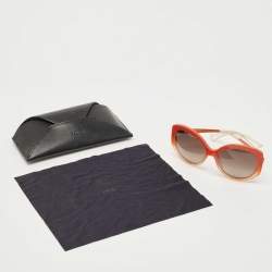 Dior Orange/White Gradient Extase1 Oversized Sunglasses