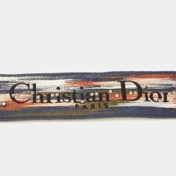Pre Owned Dior Multicolor Canvas and Leather KaleiDiorscopic Studded Shoulder Bag Strap