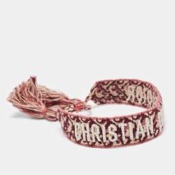 Dior J'Adior Woven Fabric Adjustable Bracelet