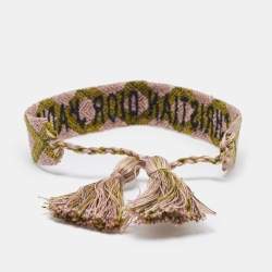 Dior J'Adior Woven Fabric Adjustable Bracelet