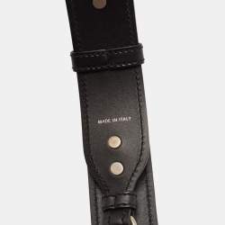 Dior Black Leather Studded J’Adior Shoulder Bag Strap