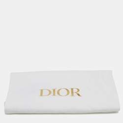 Dior White/Pink Print Silk Mitzah Scarf