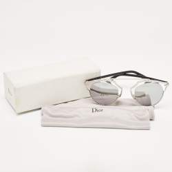 Dior Silver Mirrored APPDC So Real Round Sunglasses