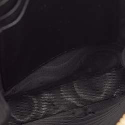 مملوكة مسبقًا Dior Black Cannage Leather Lady Dior Chain Phone Holder 