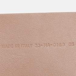 Dior Pink Leather Wide Waist Belt 85CM
