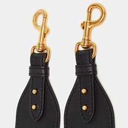 Dior Navy Blue/Pink Canvas and Leather Shoulder Bag Strap