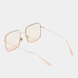 Dior Peach Stellaire Oversized Sunglasses