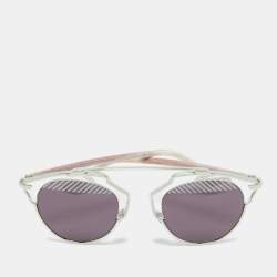 Dior Purple/Silver So Real Round Sunglasses