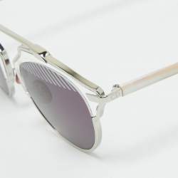 Dior Purple/Silver So Real Round Sunglasses