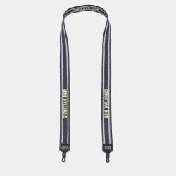 Dior Navy Blue Logo Embroidered Sunglasses Strap