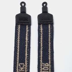 Dior Navy Blue Logo Embroidered Sunglasses Strap
