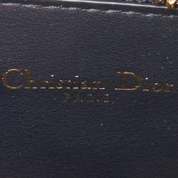 Dior Black/Navy Blue Oblique Canvas and Rubber 30 Montaigne Phone Cover with Airpods Pro Case