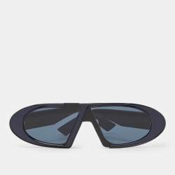 Pre Owned Dior Blue PJPA9 DiorOblique Oval Sunglasses 