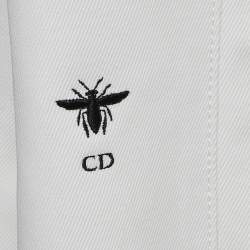 Christian Dior White Cotton Jacket M