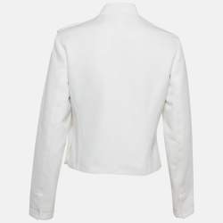 Christian Dior White Cotton Jacket M