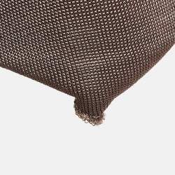 Pre Owned Christian Dior Brown Stretch Knit Sheath Dress S